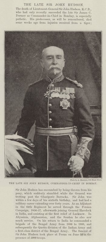 Edesmennyt Sir John Hudson, Bombayn komentaja tekijältä English Photographer