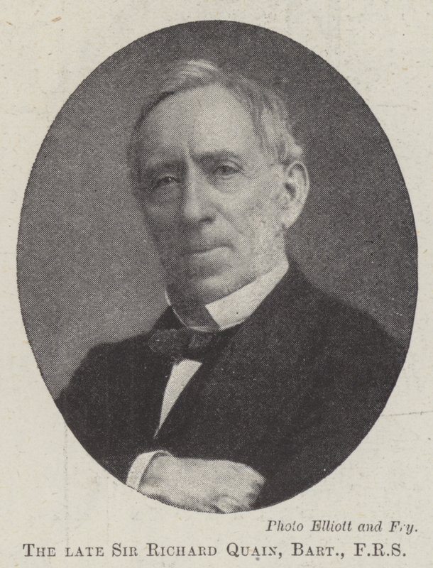 Edesmennyt Sir Richard Quain, Baronet, FRS tekijältä English Photographer