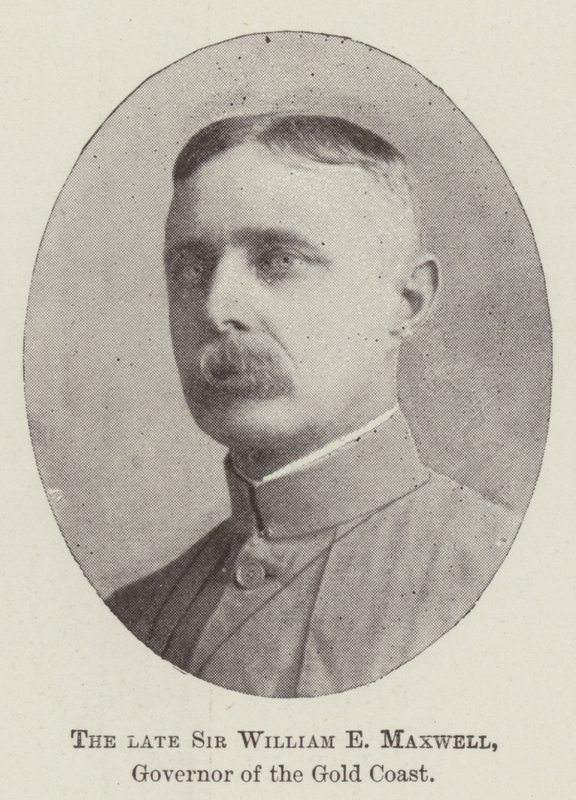 Edesmennyt Sir William E Maxwell, Gold Coastin kuvernööri tekijältä English Photographer
