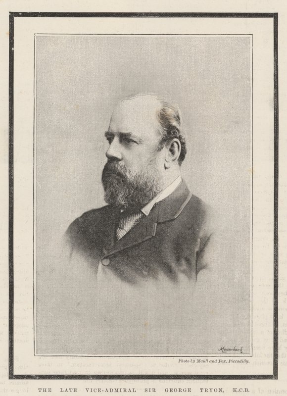 Edesmennyt vara-amiraali Sir George Tryon, KCB tekijältä English Photographer