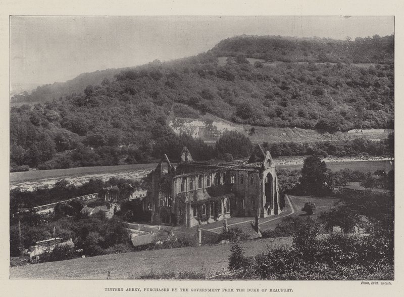 Tintern Abbey, jonka hallitus osti Duke of Beaufortilta tekijältä English Photographer