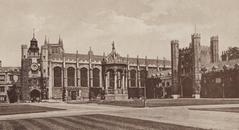 Trinity College, Great Court, Cambridge (m/w kuva) tekijältä English Photographer