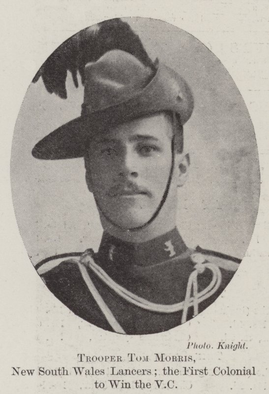 sotilas Tom Morris, New South Wales Lancers; ensimmäinen siirtomaa, joka on voittanut VC:n tekijältä English Photographer