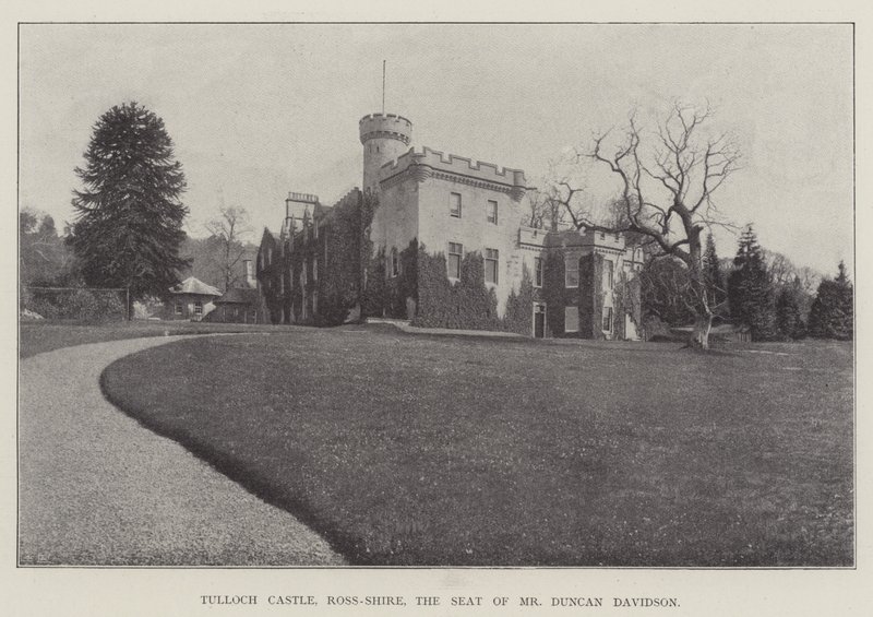 Tullochin linna, Ross-Shire, herra Duncan Davidsonin kotipaikka tekijältä English Photographer
