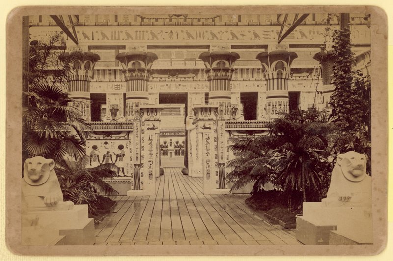 Näkymä kohti Egyptin tuomioistuinta, Crystal Palace tekijältä English Photographer