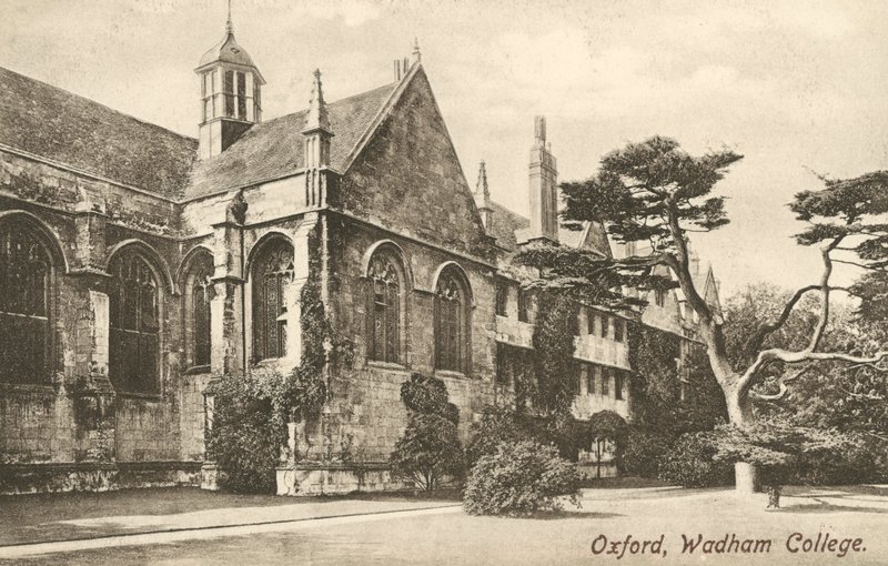 Wadham College, Oxford, Oxfordshire (m/w kuva) tekijältä English Photographer