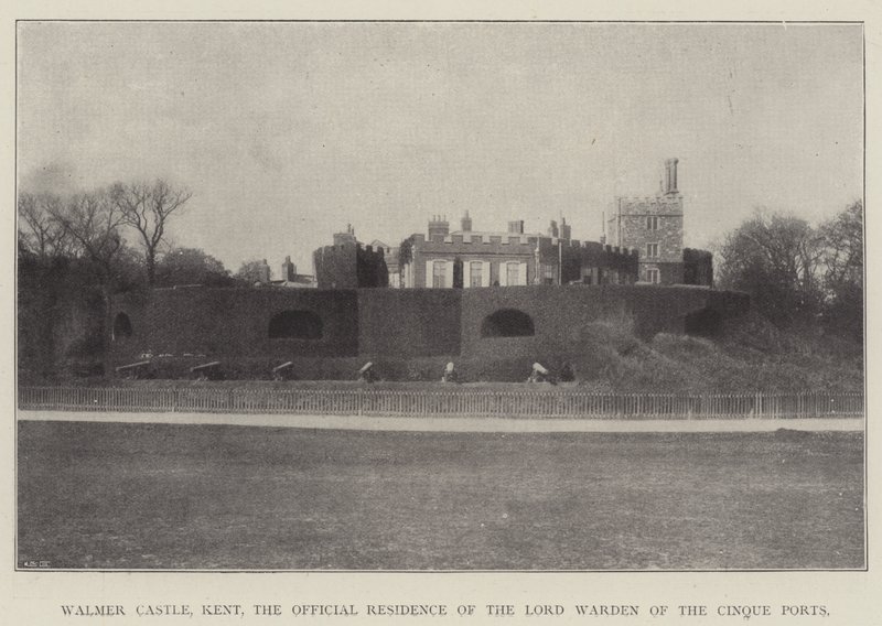 Walmer Castle, Kent, Cinque Portsin lordivartijan virallinen asuinpaikka tekijältä English Photographer