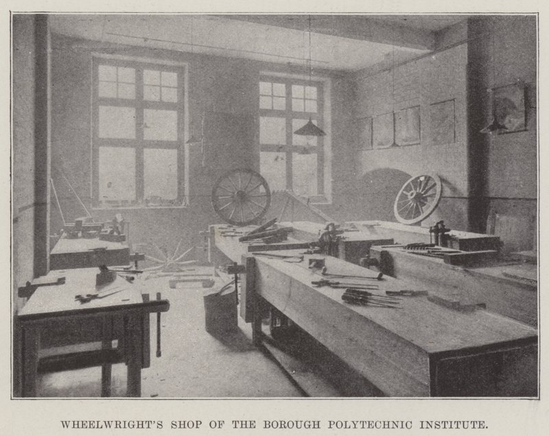 Borough Polytechnic Instituten Wheelwrights Shop tekijältä English Photographer