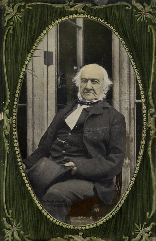 William Ewart Gladstone (värillinen kuva) tekijältä English Photographer