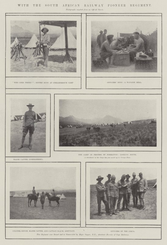 Etelä-Afrikan rautateiden pioneerirykmentin kanssa tekijältä English Photographer