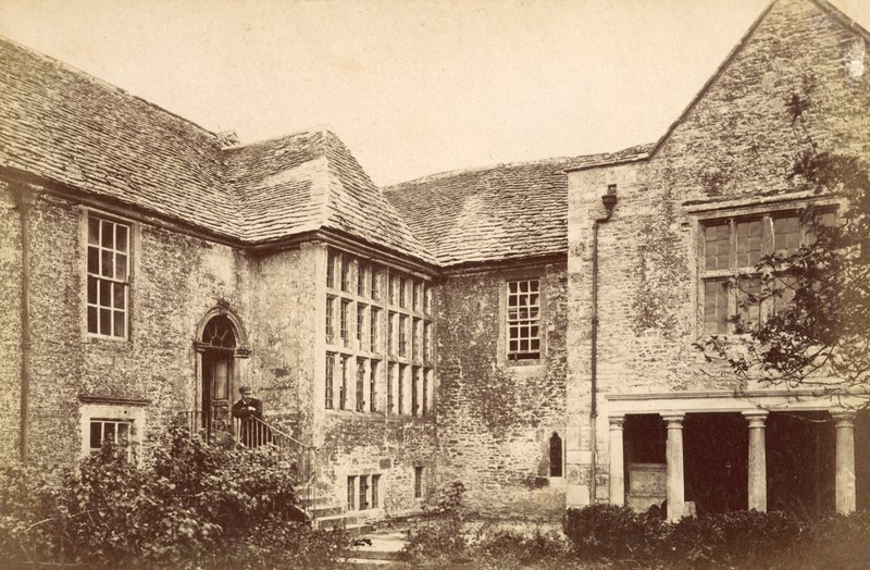 Wraxall Manor, lähellä Trowbridgeä, Wilts (m/w kuva) tekijältä English Photographer