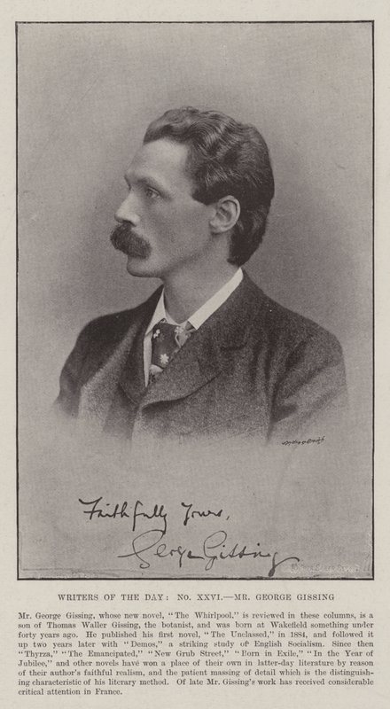 Päivän kirjoittajat, herra George Gissing tekijältä English Photographer