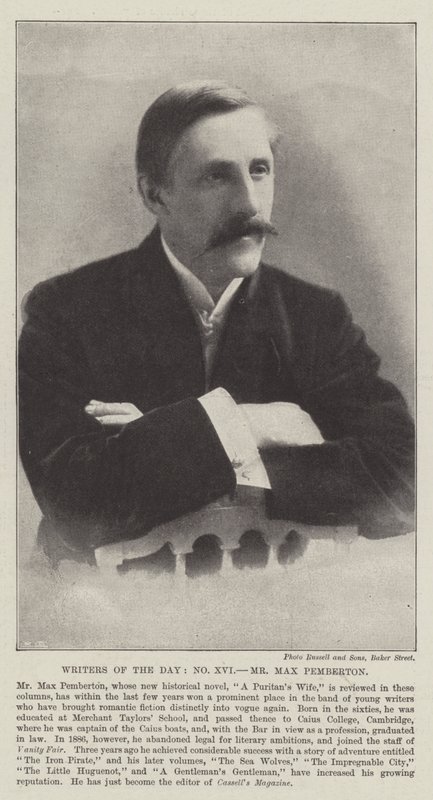 Päivän kirjoittajat, herra Max Pemberton tekijältä English Photographer