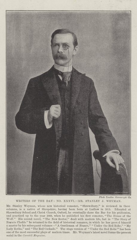 Päivän kirjoittajat, herra Stanley J Weyman tekijältä English Photographer