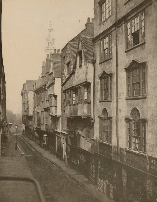 Wych Street, eteläpuoli, katsot itään, Lontoo tekijältä English Photographer