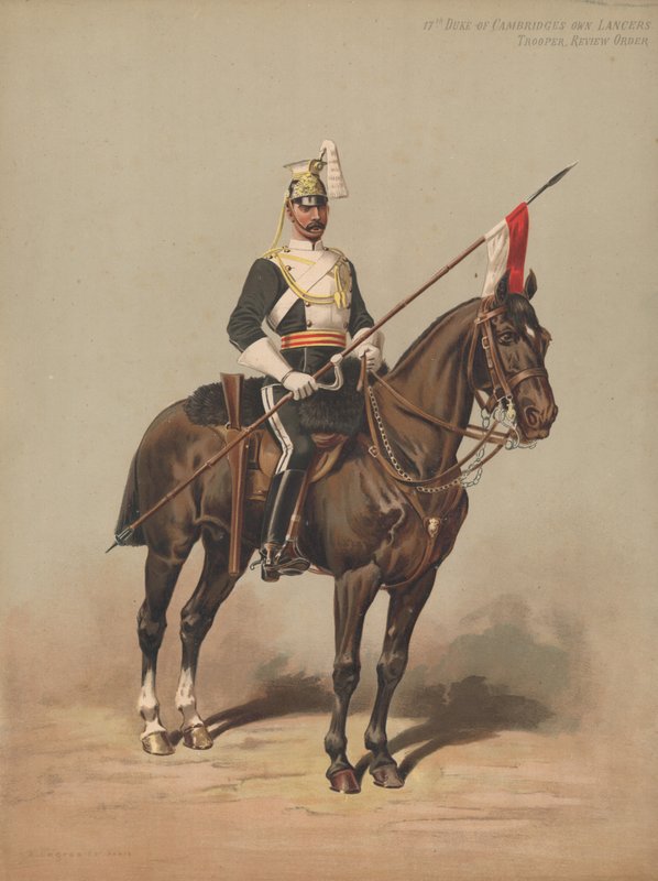 17. Duke of Cambridges Own Lancers, sotilas, Review Order tekijältä English School