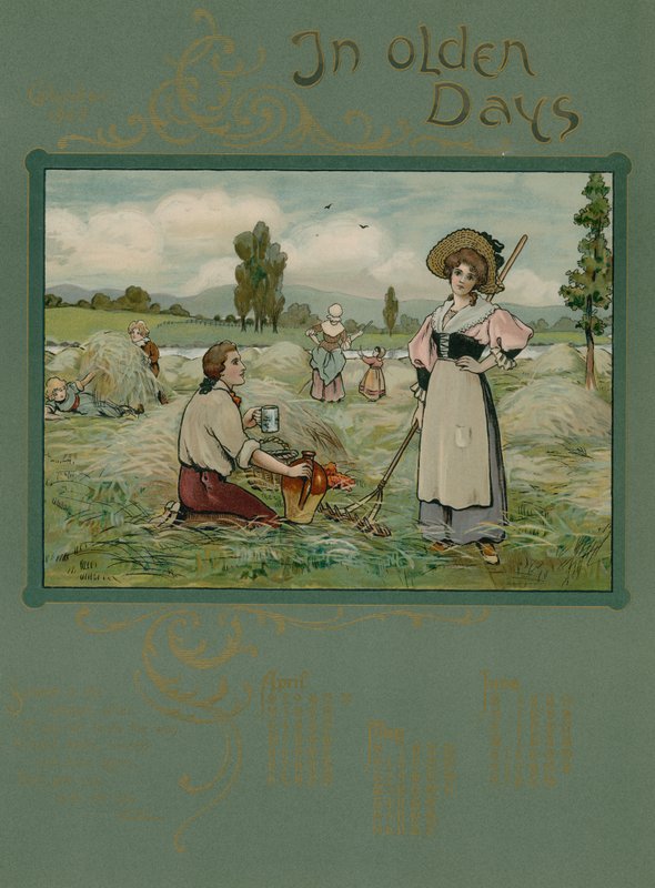 Vuoden 1905 kalenteri Alfred Austinin säkeellä tekijältä English School