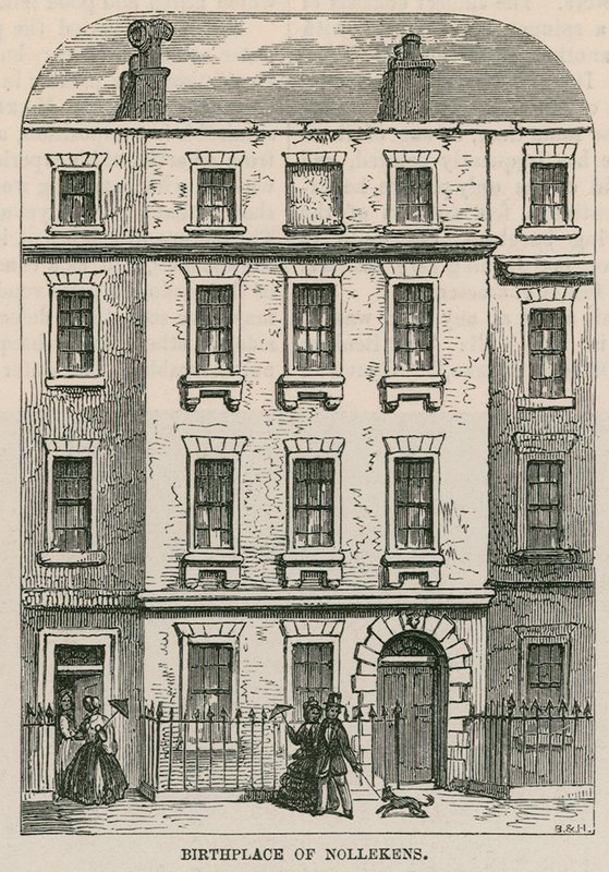 28 Dean Street, Soho, Lontoo, taiteilija Joseph Nollekensin syntymäpaikka tekijältä English School