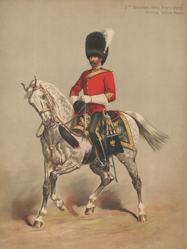 2nd Dragons, Royal Scots Greys, upseeri, tarkistusmääräys tekijältä English School