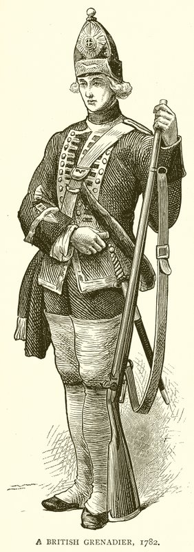 Brittigrenadieri, 1782 tekijältä English School
