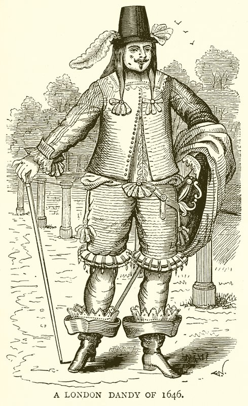 Lontoon Dandy vuodelta 1646 tekijältä English School