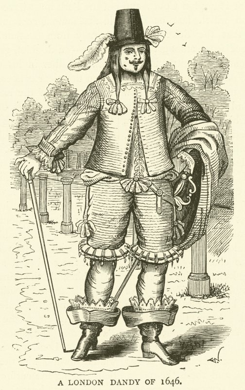Lontoon Dandy vuodelta 1646 tekijältä English School