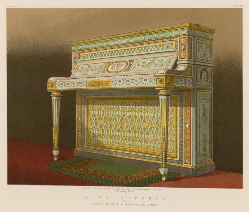 Pianoforte, herrat Wright ja Mansfield, Lontoo tekijältä English School
