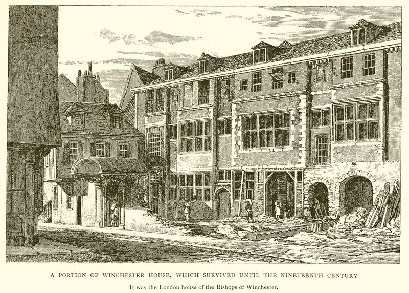 Osa Winchester Housesta, joka säilyi 1800-luvulle asti tekijältä English School