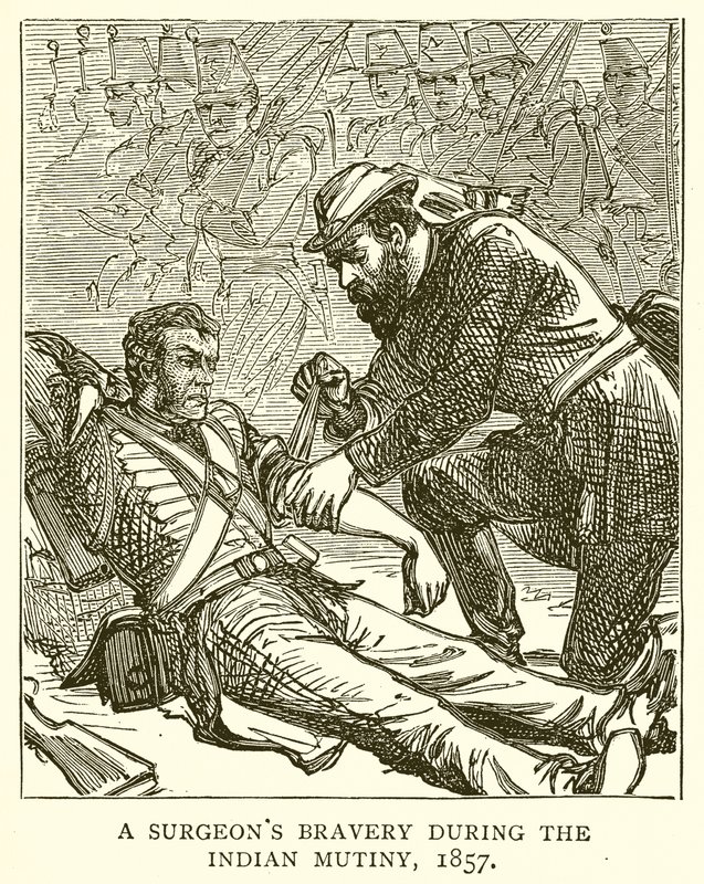 Kirurgien rohkeus Intian kapinan aikana, 1857 tekijältä English School