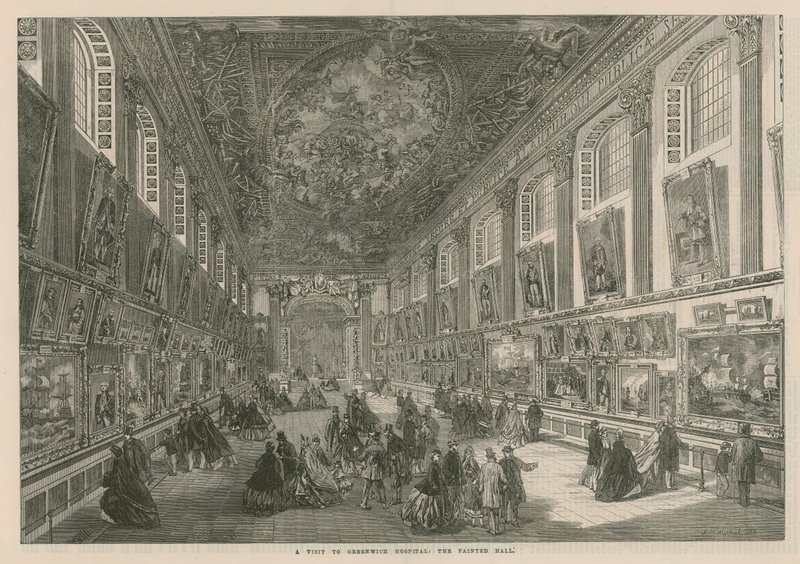 Vierailu Greenwichin sairaalassa: Painted Hall tekijältä English School