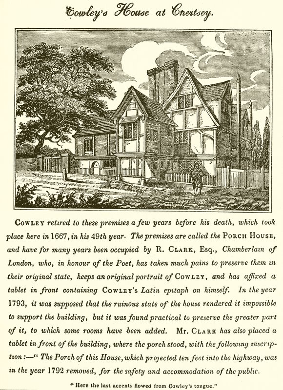 Abraham Cowleyn talo Chertseyssä tekijältä English School