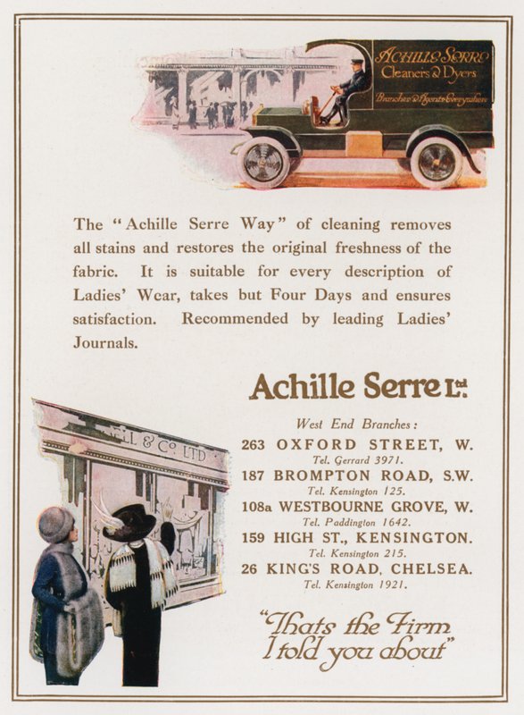 Achille Serre, siivoojat ja värjäjät tekijältä English School