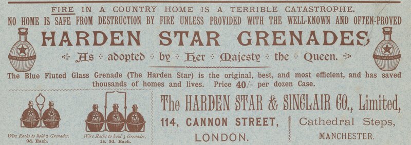 Mainos Harden Star -kranaateista tekijältä English School