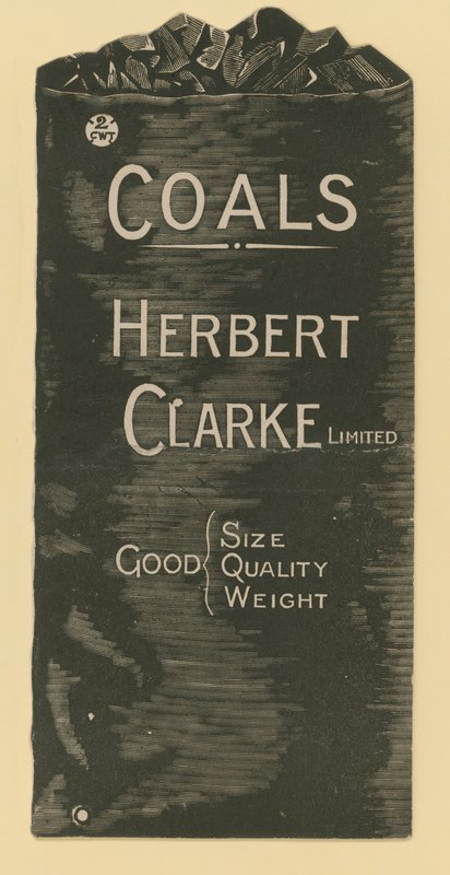 Hiilikauppiaan Herbert Clarke Ltd:n ilmoitus tekijältä English School