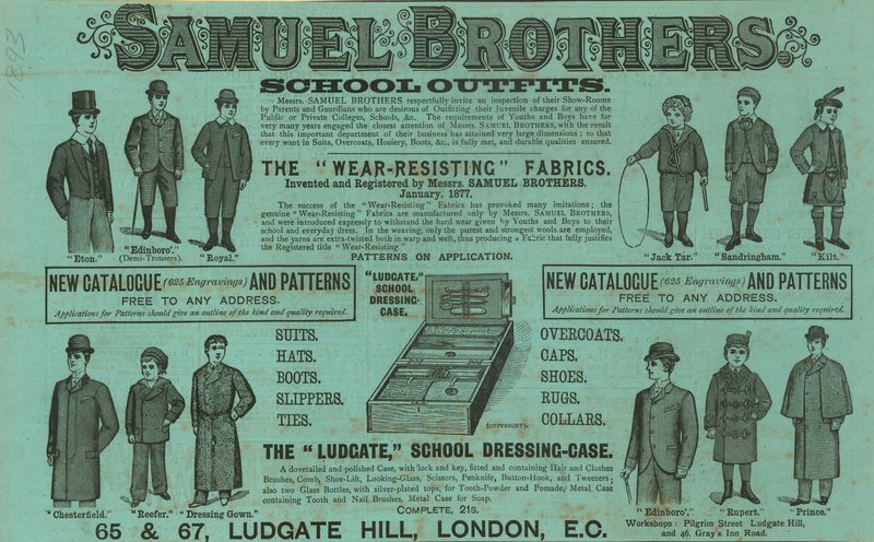 Mainos Samuel Brothersille, Ludgate Hill, Lontoo tekijältä English School