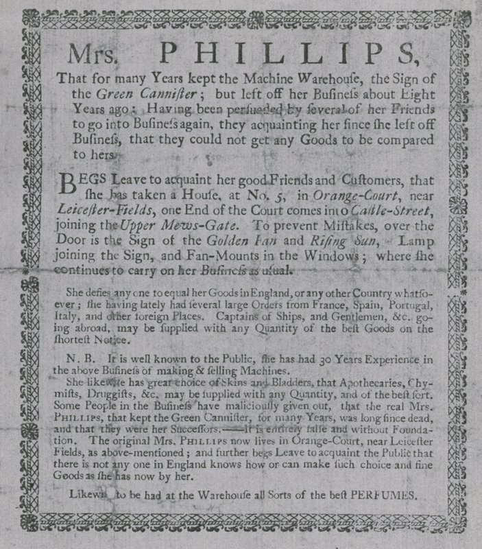 Mainos rouva Phillipsille tekijältä English School