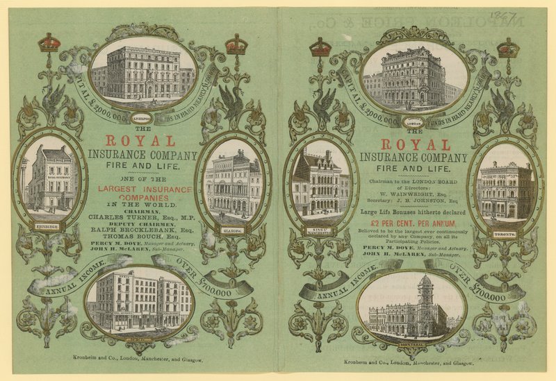 Mainos Royal Insurance Companylle tekijältä English School
