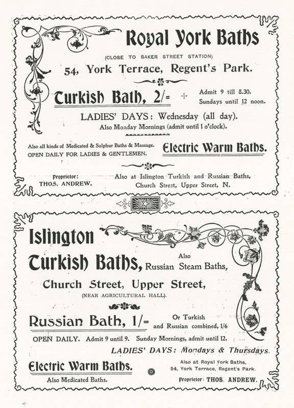 Mainos Royal York Bathsista tekijältä English School