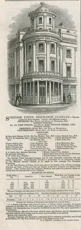 Scottish Union Insurance Companyn mainos tekijältä English School