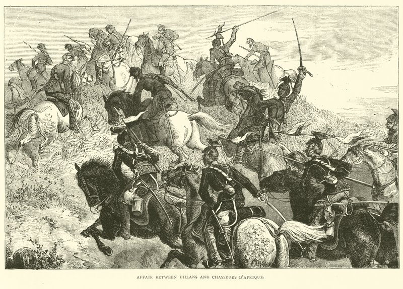 Uhlansin ja Chasseurs dAfriquen välinen suhde, elokuu 1870 tekijältä English School