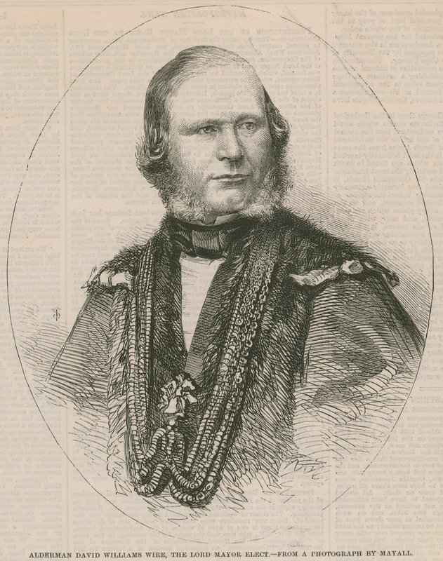 Alderman David Williams Wire, valittu pormestari tekijältä English School
