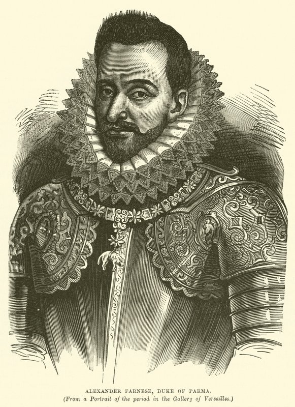 Alexander Farnese, Parman herttua (kaiverrus) tekijältä English School