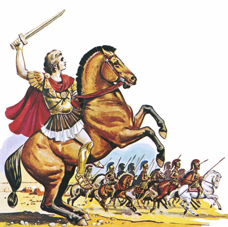 Aleksanteri Suuri on Bucephalus tekijältä English School