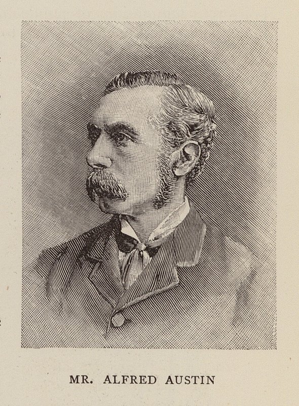 Alfred Austin, englantilainen runoilija (kaiverrus) tekijältä English School