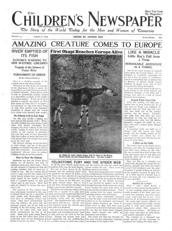 Amazing Creature Comes to Europe, The Children