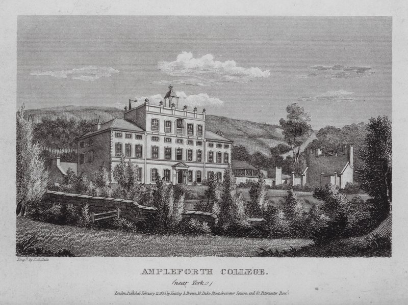 Ampleforth College, lähellä Yorkia (kaiverrus) tekijältä English School