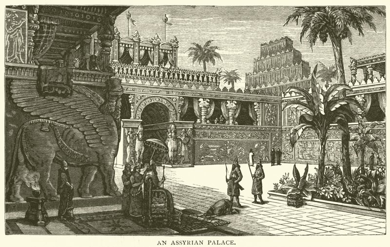 Assyrian palatsi (kaiverrus) tekijältä English School