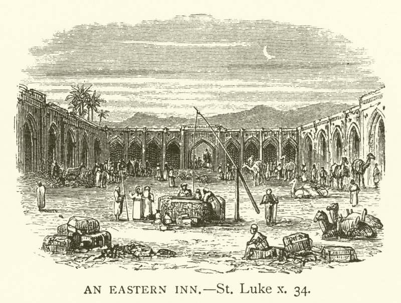 Eastern Inn, St Luke, x, 34 (kaiverrus) tekijältä English School