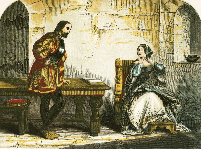 Anne Boleynin haastattelu tornin luutnantin kanssa tekijältä English School