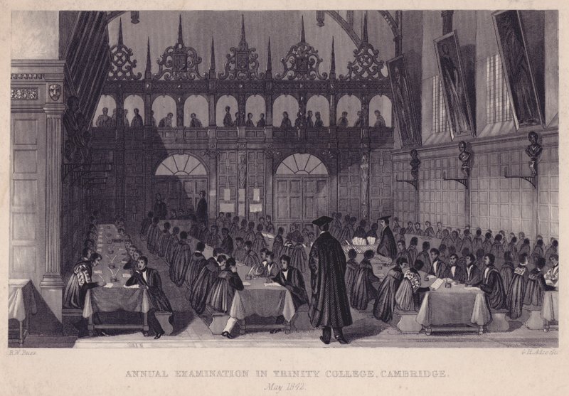 Vuosikoe Trinity Collegessa, Cambridgessa, toukokuussa 1842 tekijältä English School